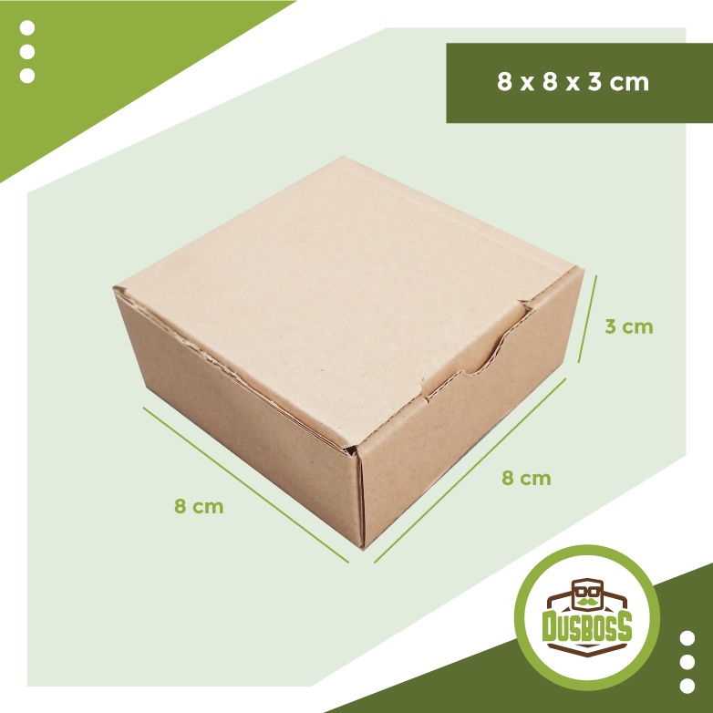 

Kardus karton uk.8x8x3 cm - Die Cut - aksesories / kue / multi fungsi