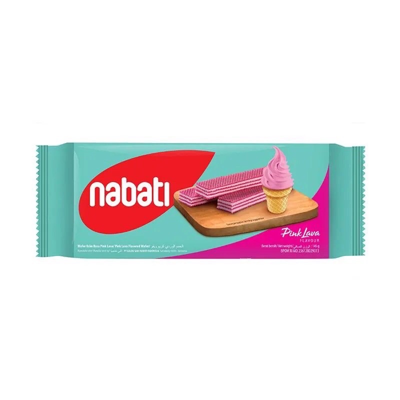 

Nabati Wafer Richeese 130 g Richoco Pink Lava