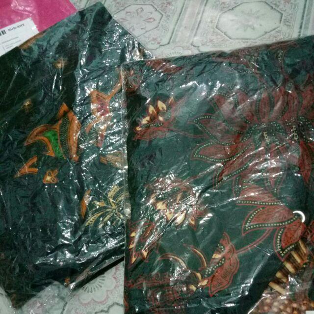 Bswart Batik Hrb026 Kenongo Hem Pendek Padi Pekalongan M L Xl Batik Pria Murah Modern Grosir