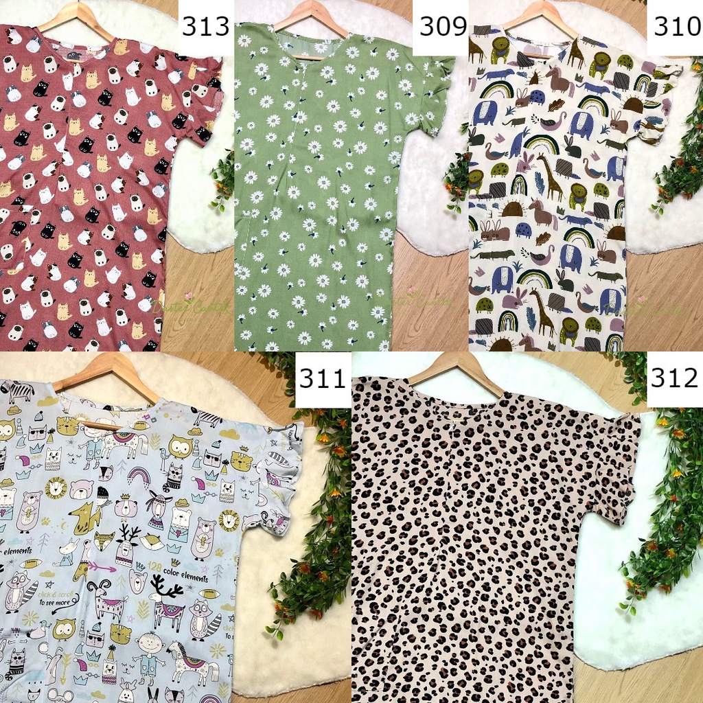 Daster Viral DCI / Baju Menyusui / Homedress Kekinian Panjang 120cm (semata kaki)