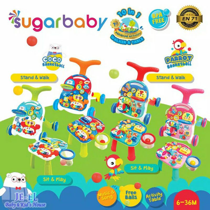 Push Walker sugar baby Alat Bantu Jalan Bayi Sugar Baby