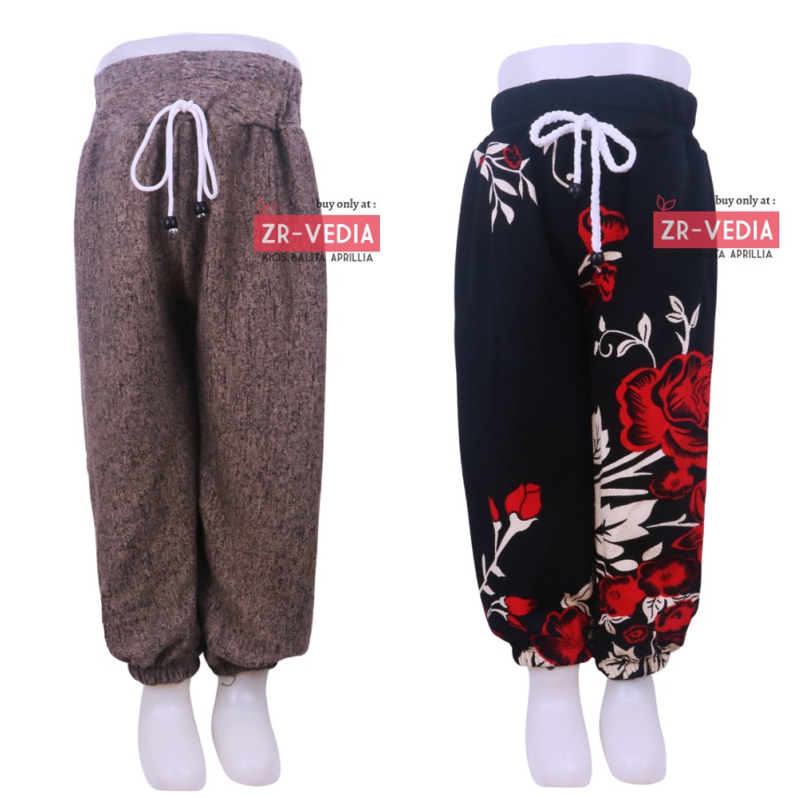Jogger Anak Perempuan 1-12 Tahun / Joger Cewek Celana Panjang Pants Import Semi Main Harian kiosbalitaaprilia
