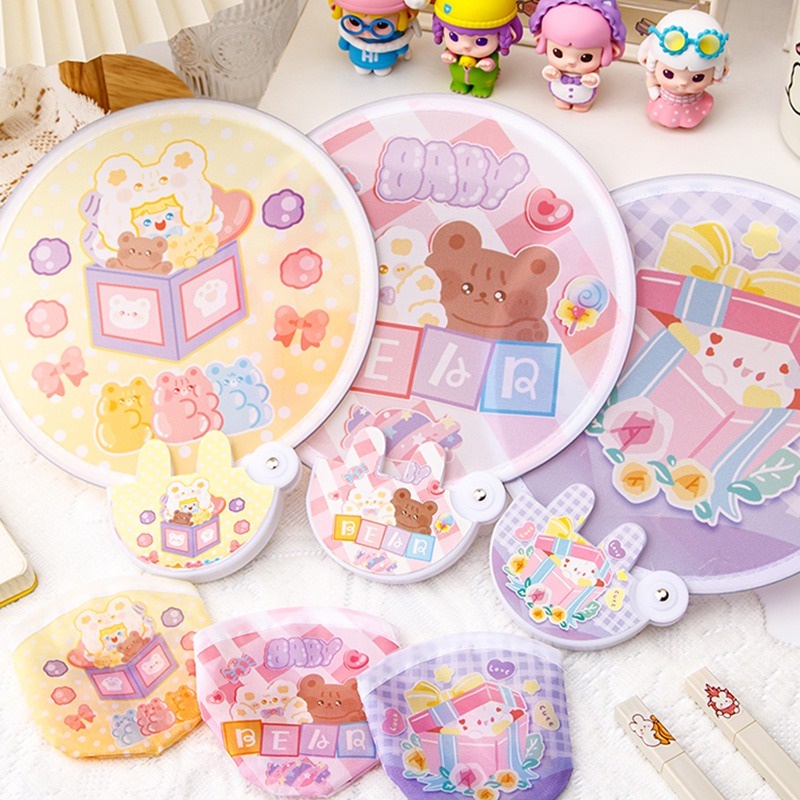 KIPAS TANGAN LIPAT MINI MOTIF KARAKTER LUCU SWEETSPACE]