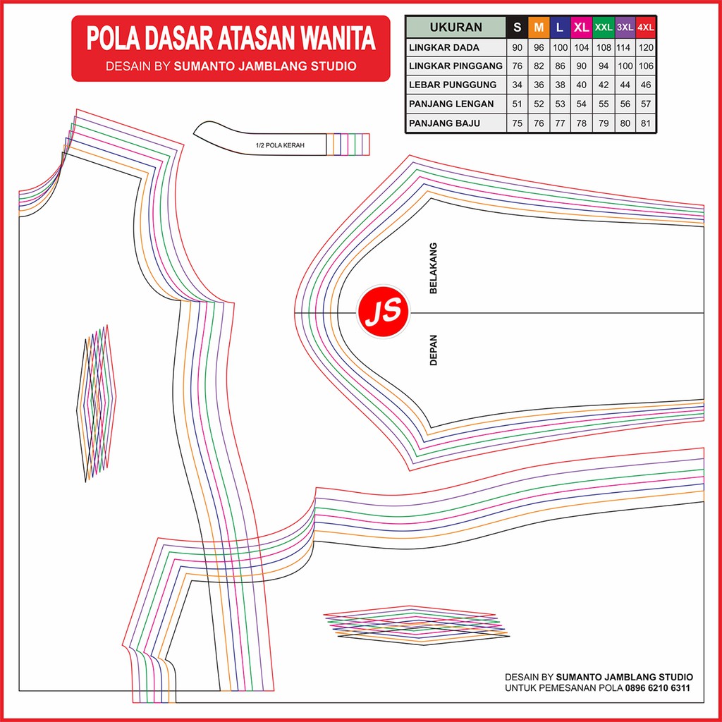 Pola Mukena Terusan Dewasa