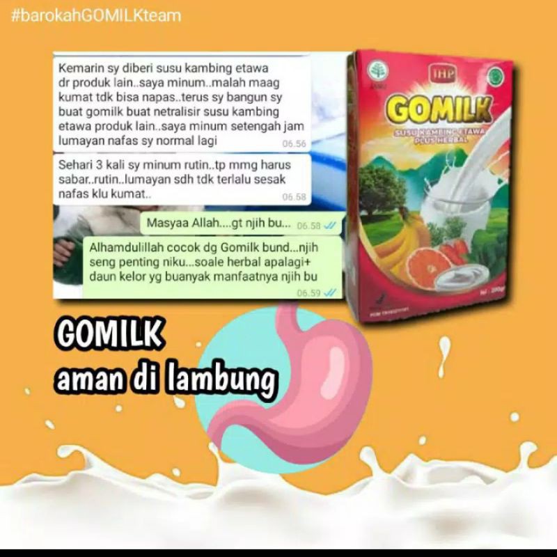 

SUSU KAMBING GOMILK/Obat Maag/Susu Penambah Daya Tahan Tubuh/ Susu Kesehatan