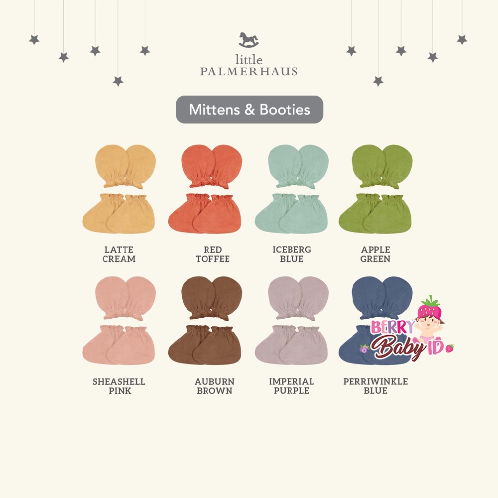 Little Palmerhaus Mittens &amp; Booties Baby Mitten Sarung Tangan Kaos Kaki Bayi Berry Mart