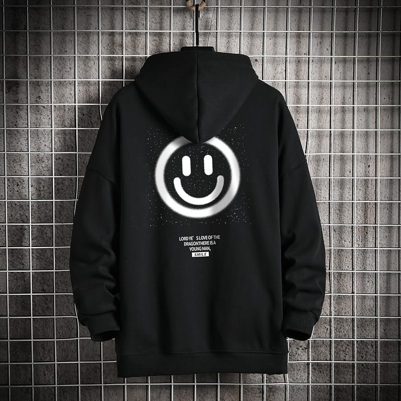 Sweater Pria Grosir Berkualitas - Smile Sweater Hodie