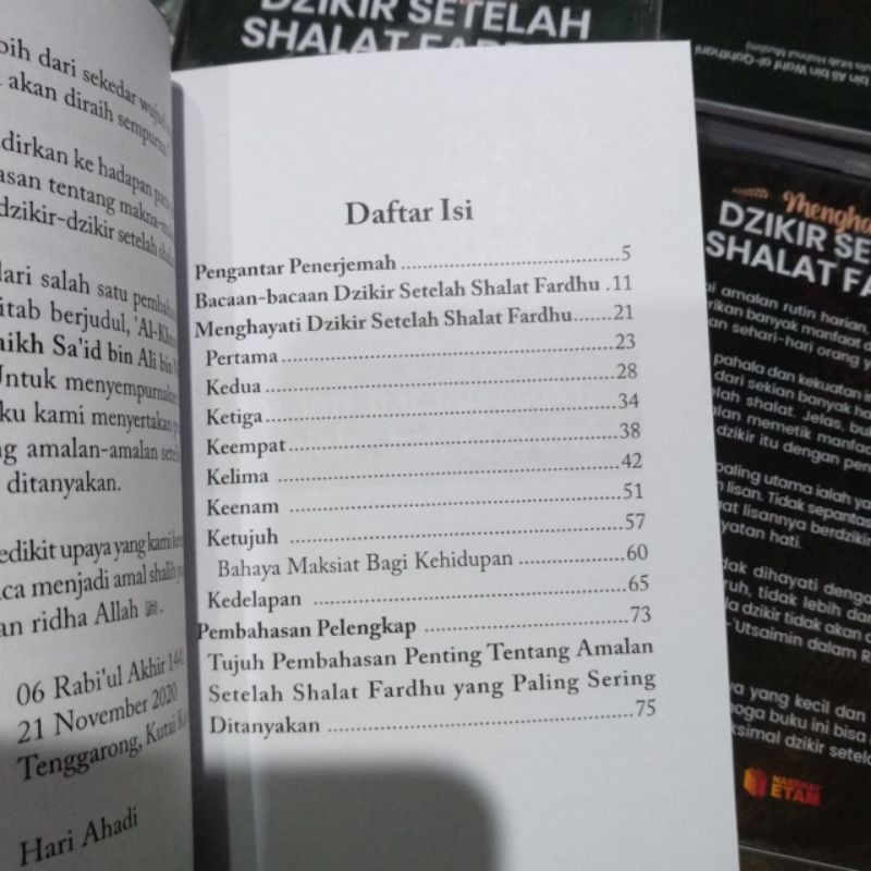 Menghayati Dzikir Setelah Shalat Fardhu