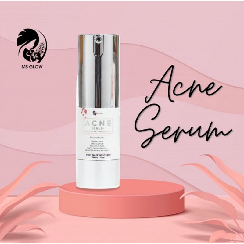 MS GLOW ACNE SERUM | ACNE SERUM MS GLOW ( UNTUK KULIT BERJERAWAT)