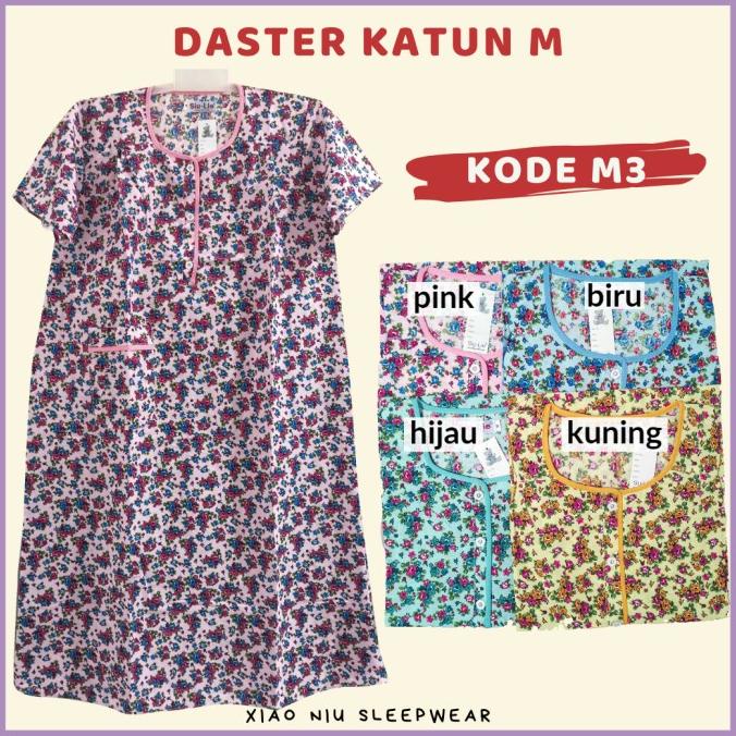 Daster Katun Busui Siu-Lie Size M / Daster Jumbo
