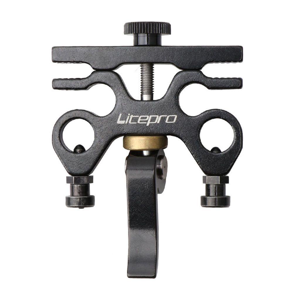 Lanfy Sepeda Pedal Lipat Gunung Jalan Tahan Lama Portabel Bersepeda Aksesoris Sepeda Paduan Aluminium Saddle Holder Bracket