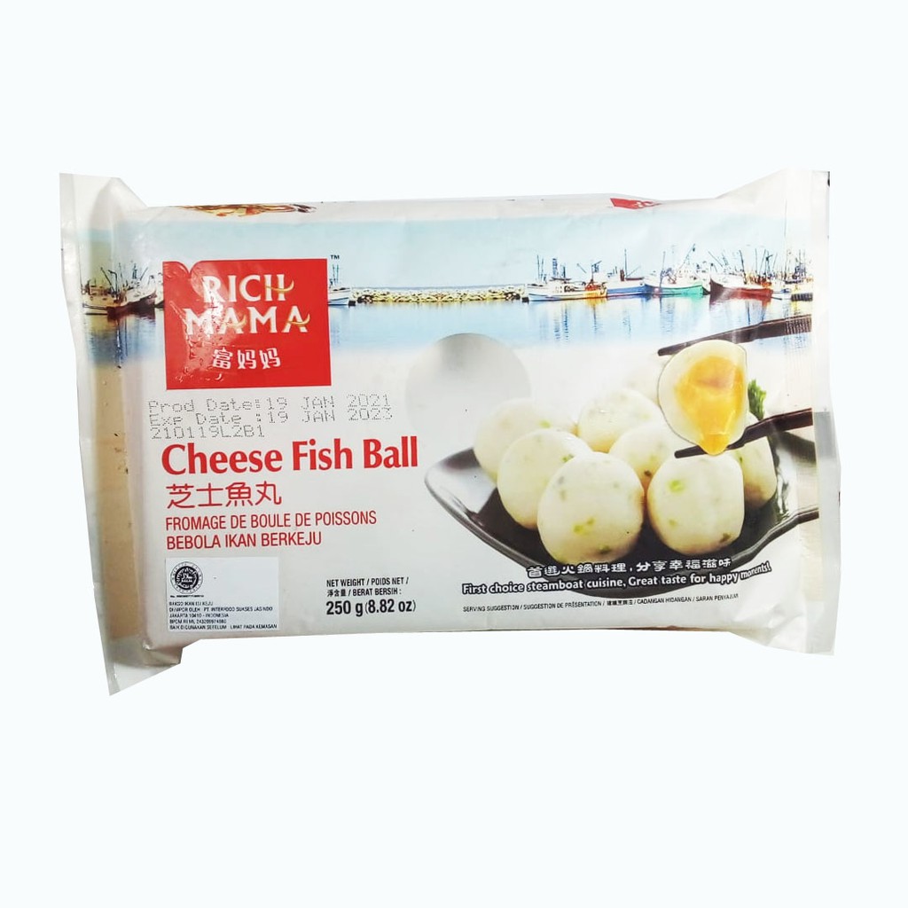 

RICH MAMA CHEESE FISH BALL 250GR