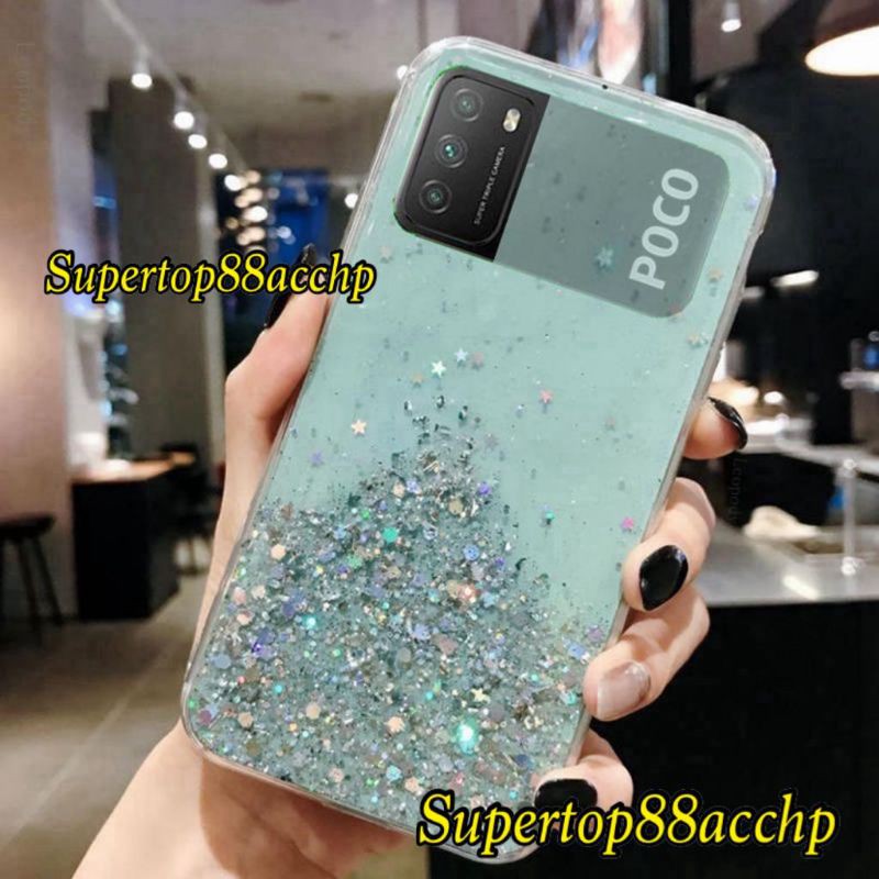 Xiaomi Mi 10T Mi 10T Pro Poco M3 Poco M3 Pro 5G Poco X3 NFC X3 Pro Redmi 9C Redmi 9T Casing Softcase Tpu Bahan Premium Glitte