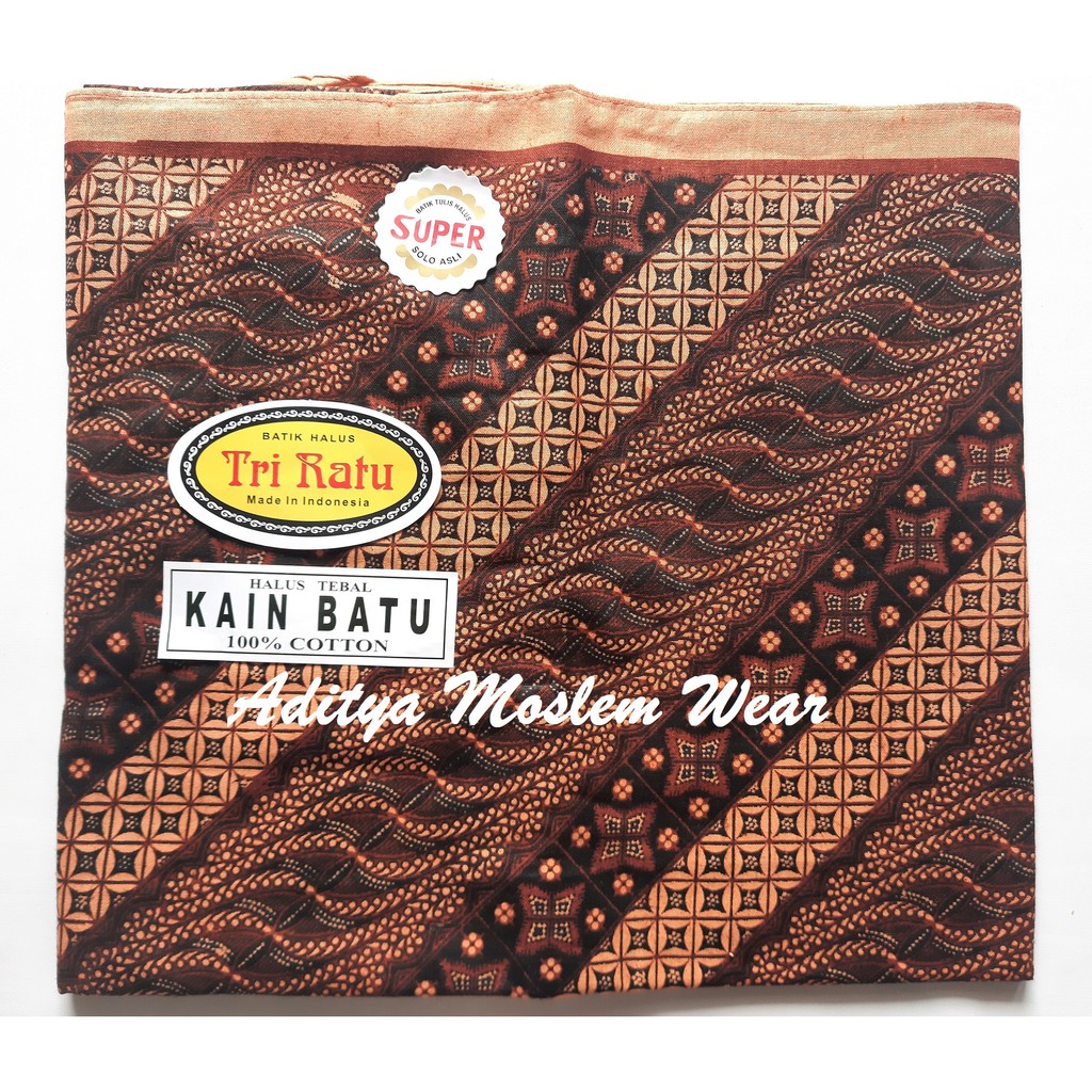 KAIN JARIK BATIK TRI RATU SOLO UK.205X102 CM KAIN BATIK PANJANG HARGA GROSIR SAMPING KEBAT PANJANG