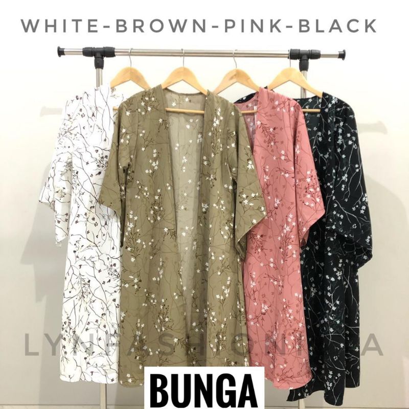 (3MOTIF)OUTER KIMONO MOTIF/CARDIGAN WANITA MUSLIMAH/OUTER PANTAI MURAH/BUNGA SAKURA