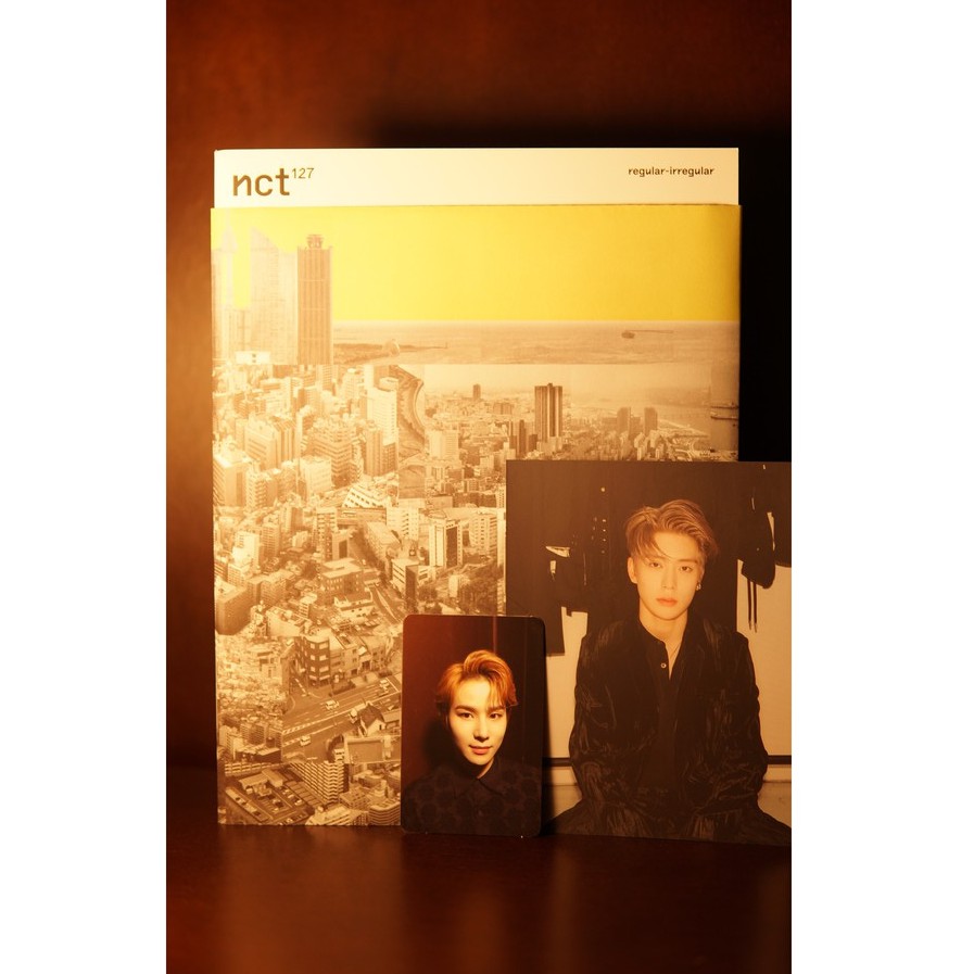NCT 127 REGULAR IRREGULAR ALBUM JUNGWOO PC JAEHYUN POSTCARD TAEIL POSTER plus clearholder