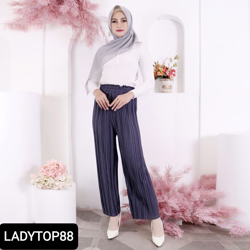 KULOT PLISKET PREMIUM // PLEATED PANTS DEWASA