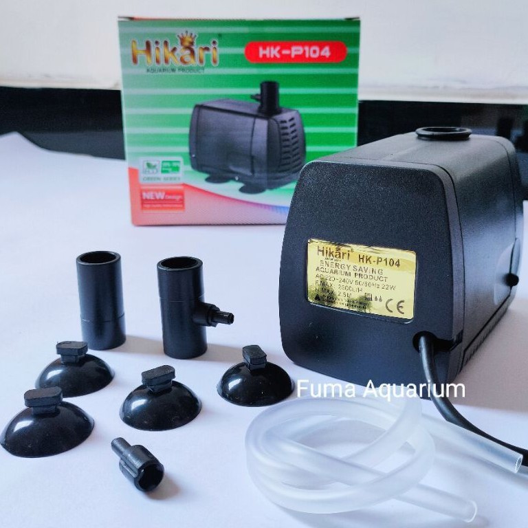 PROMO HIKARI HK-104 Pompa Air Kolam Aquarium Hidroponik Aquaponik Submersible Pump Power Head