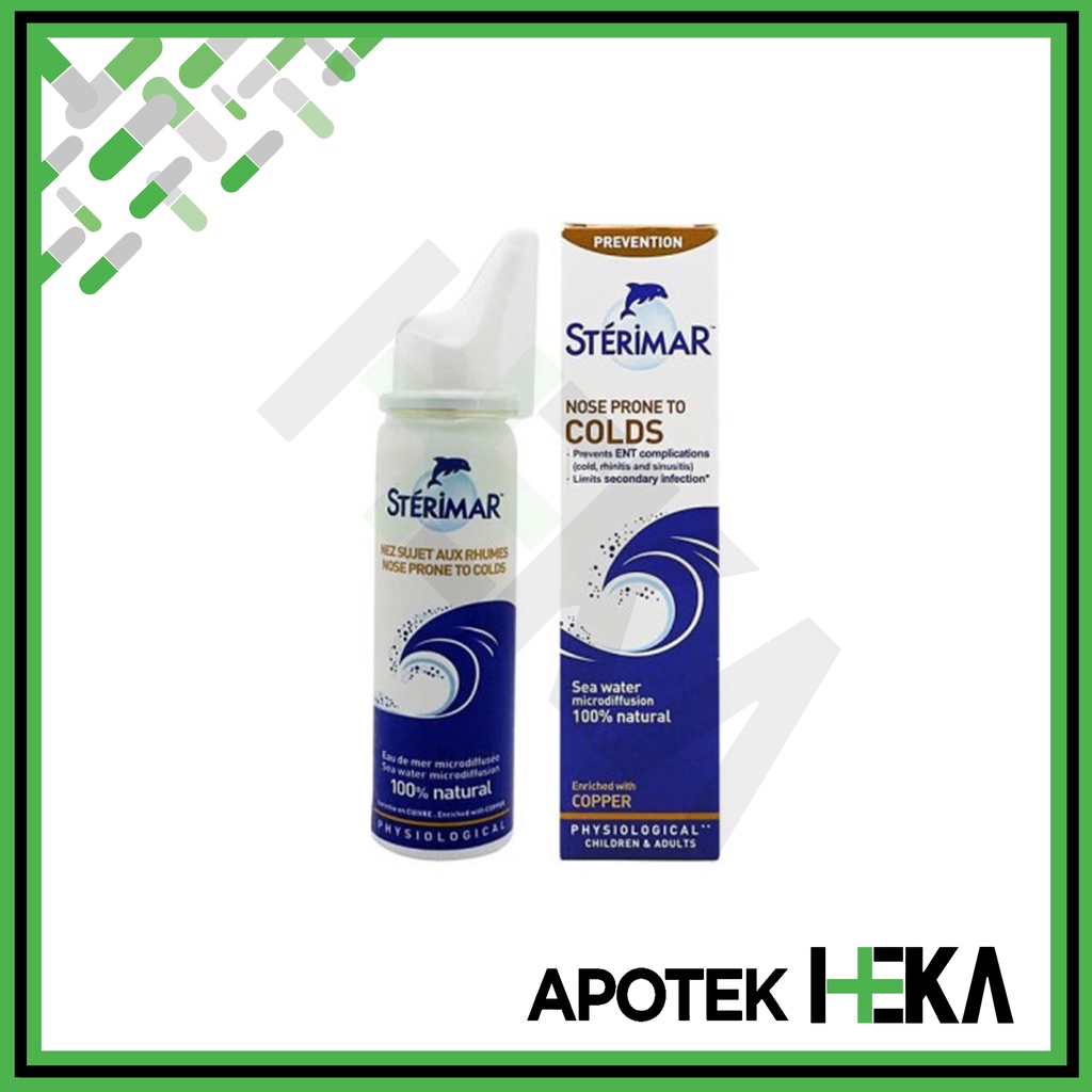 Sterimar Nose Prone to Cold 50 ml - Mengatasi Hidung Tersumbat Flu (SEMARANG)