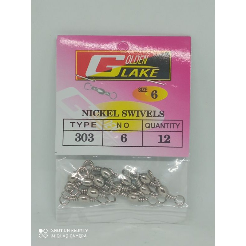 Penitik Golden Lake Nickel Swivels ( No.06 )