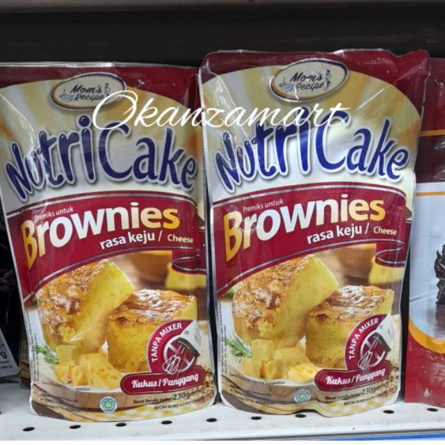 

Mom's Moms Recipe Nutri Brownies Keju 230gr