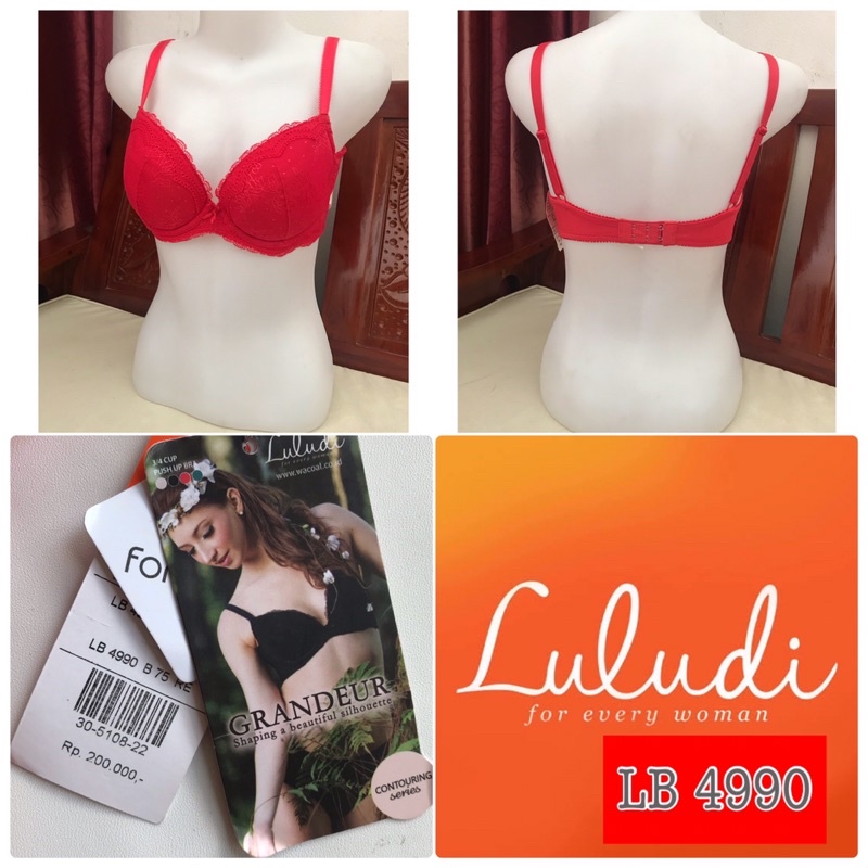 luludi bra by wacoal LB 4990 original branded shape wire