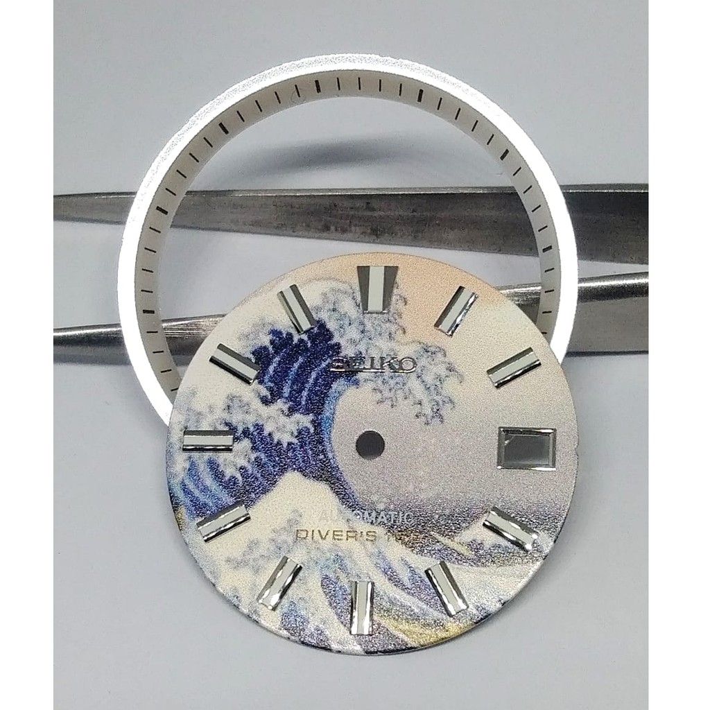 Dial Seiko Mod Maker Kanagawa Wave Date
