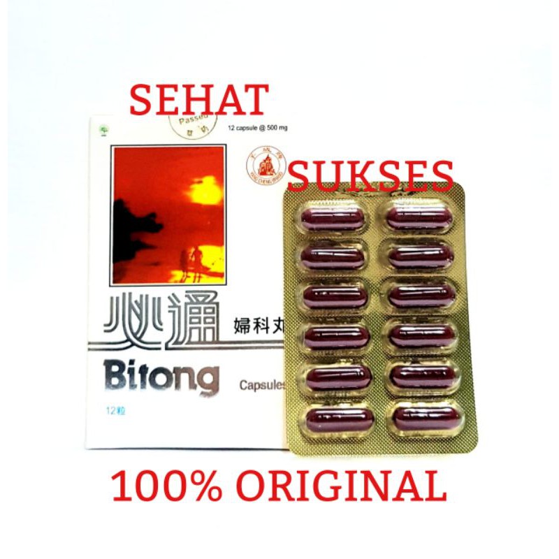 Bitong Kapsul - Obat Lancar Haid