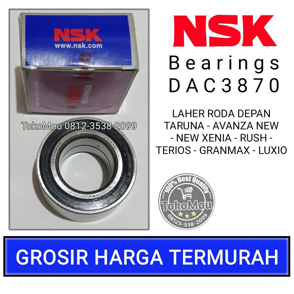 BEARING RODA DEPAN AVANZA XENIA DAIHATSU GRANMAX 1.3 LAHER R klo968