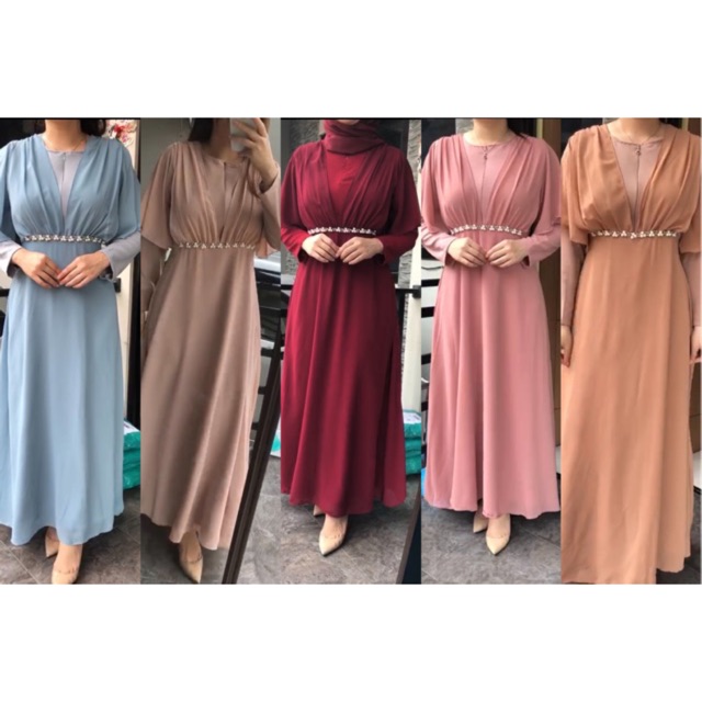 Vanesha Margaretta - 621#/New Gamis Fashion Muslim// Fashion Hijab / Busui dan Bumil Friendly