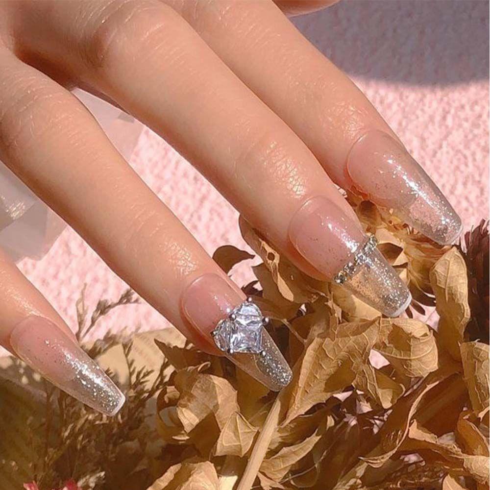 MXBEAUTY Diy Dekorasi Kuku Mewah Fashion Hiasan Kuku Flatback Zirkon Perhiasan Kuku Kristal Nail Charms