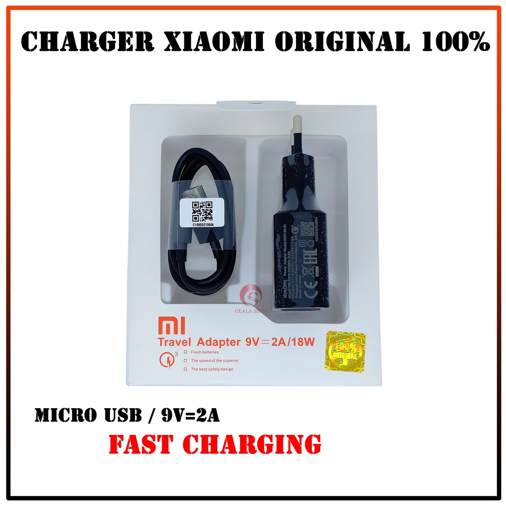 CHARGER XIAOMI ORIGINAL 100% MDY 08 EI 18WATT