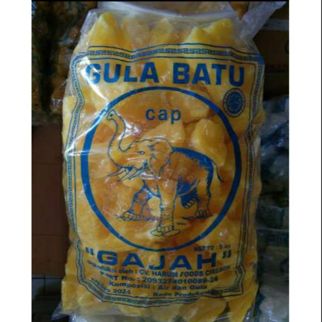 

Gula Batu Cap Gajah Kuning 5 Kilogram