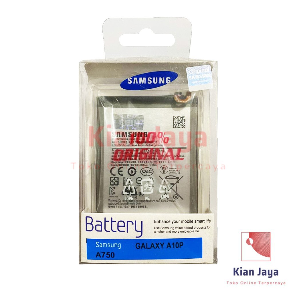 [Garansi 100% Ori] Baterai Samsung Galaxy A10 / M10 / A750 / Batre Battery Hp EB-BA750ABU Original