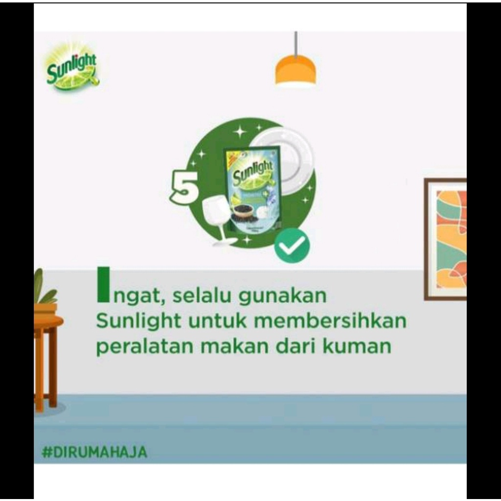 SUNLIGHT SABUN CUCI PIRING JERUK NIPIS / KOREN STROWBERRY /  460 ML dan 650 ML