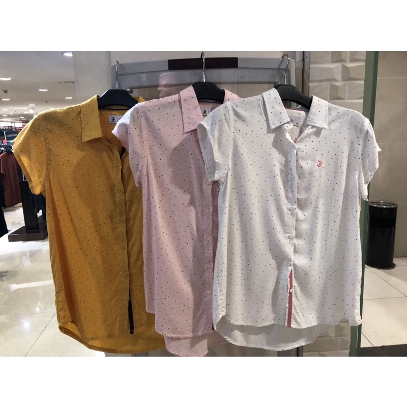 KEMEJA 3SECOND WANITA BAHAN JATUH ADEM ORIGINAL 