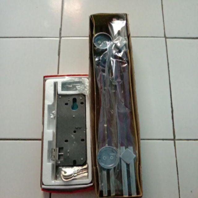 Set Handle Pintu 45cm Dan Kunci Pelor - Paket Handle Pintu Rumah Minimalis