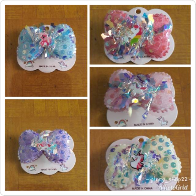 Jepit Unicorn/jepit rambut/jepit/aksesoris rambut/aksesoris rambut anak/jepit anak