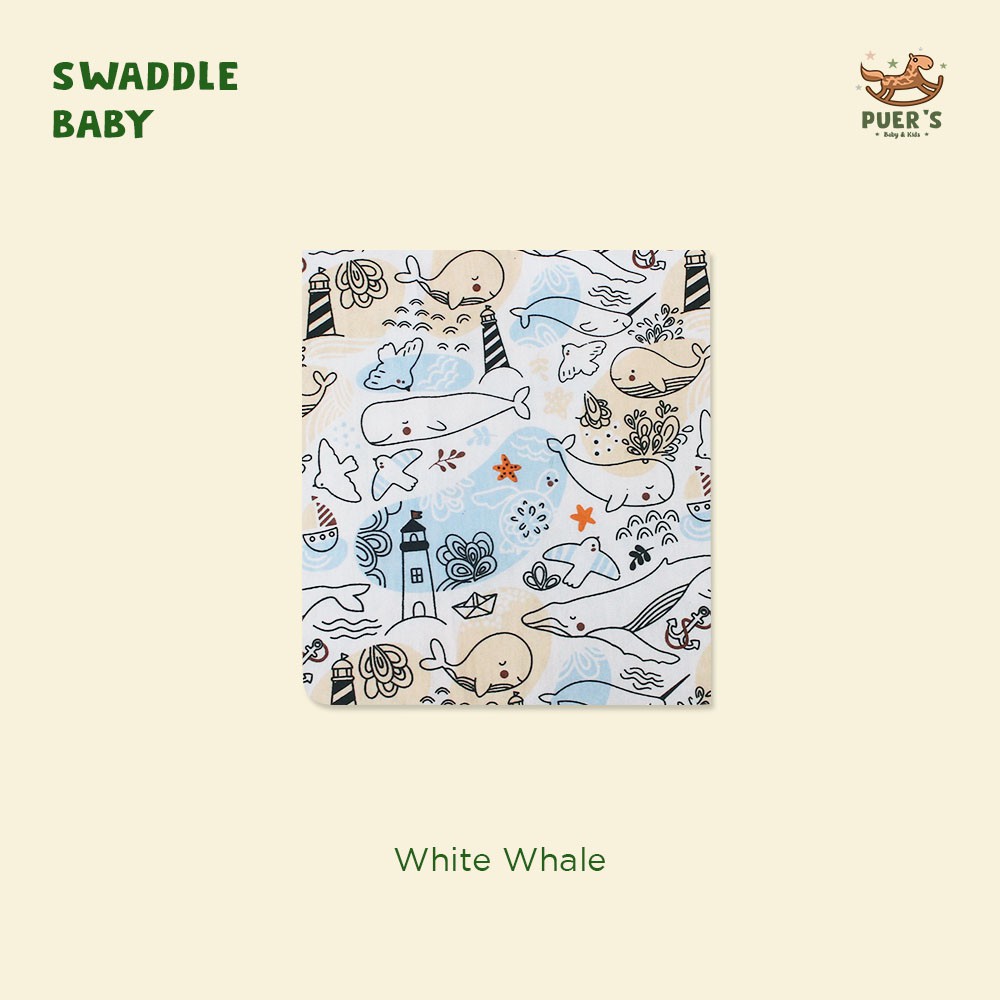 BEDONG BAYI (SWADDLE BABY) PUER'S WHITE WHALE