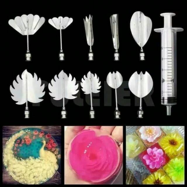 Jelly art tool J puding art decor cake tool 3D import