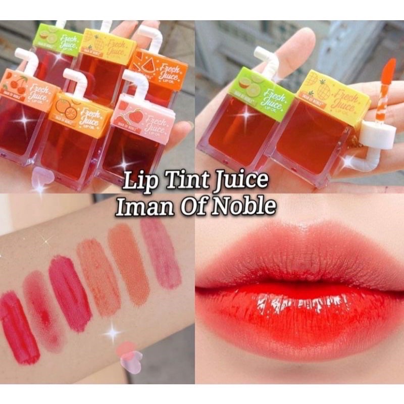 “SATUAN” LIPTINT / LIP OIL IMAN OF NOBLE FRESH JUICE