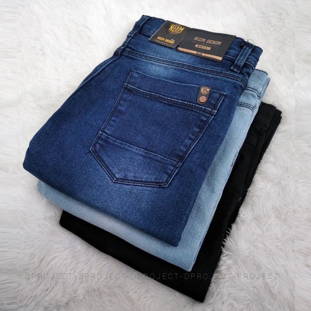 Celana Jeans Panjang Pria Skinny Slimfit Melar Terlaris Bagus Casual Keren