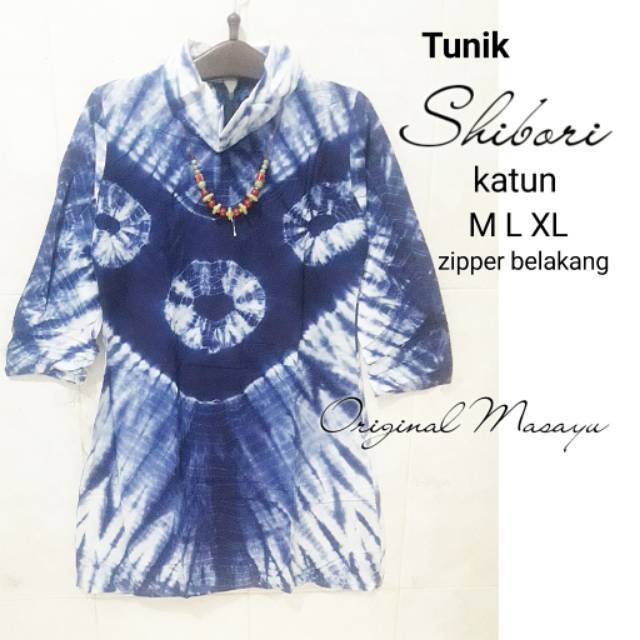 Tunik shibori batik trendi