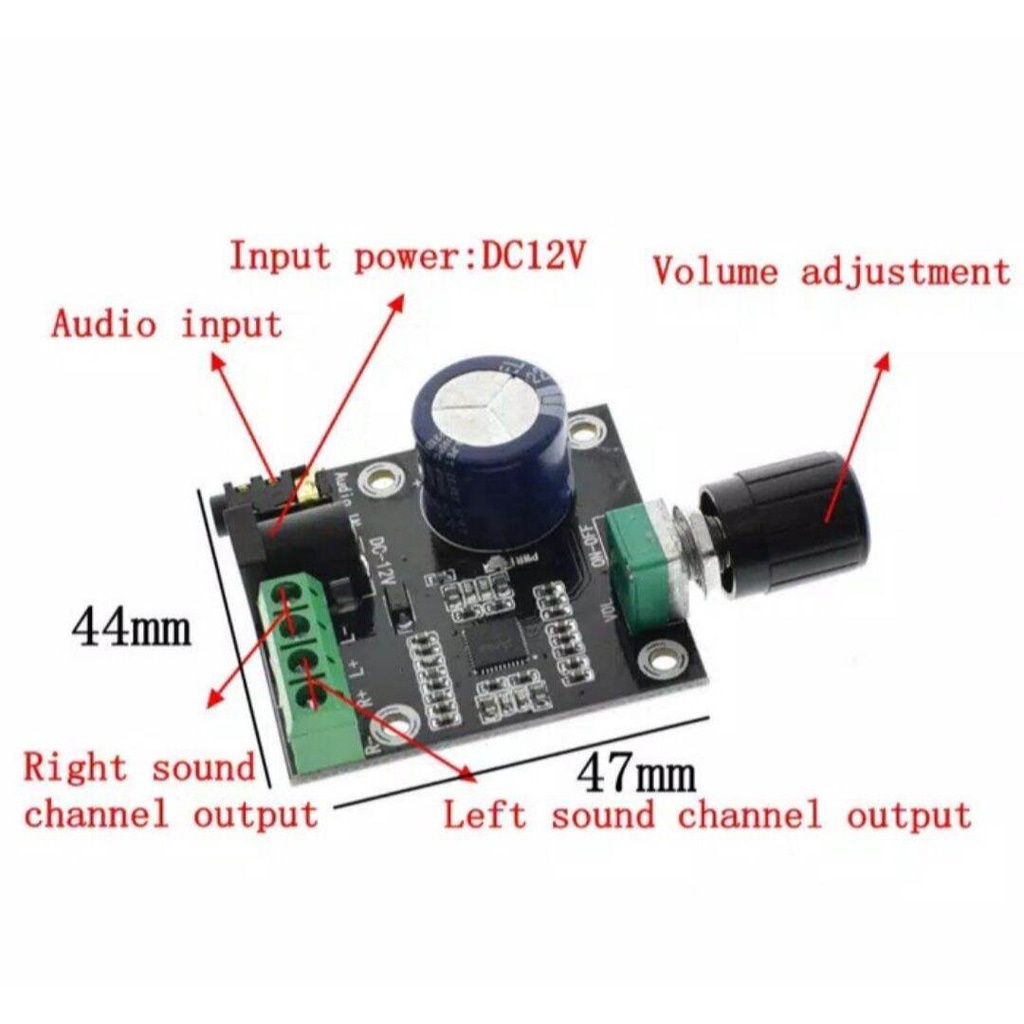 kit modul pam8610 amplifer potensio