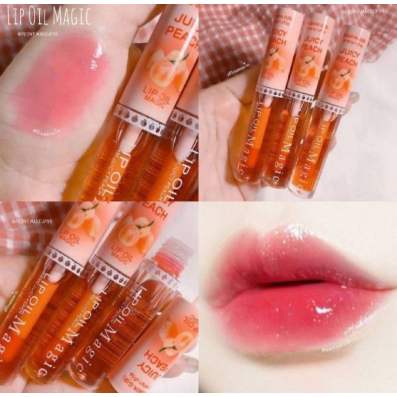 [ECER] LIP OIL MAGIC JUICY PEACH HASAYA