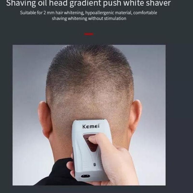 Alat Cukur Rambut Kumis Jenggot Kemei Km-3382 // Mesin Cukur Elektrik // Shaver