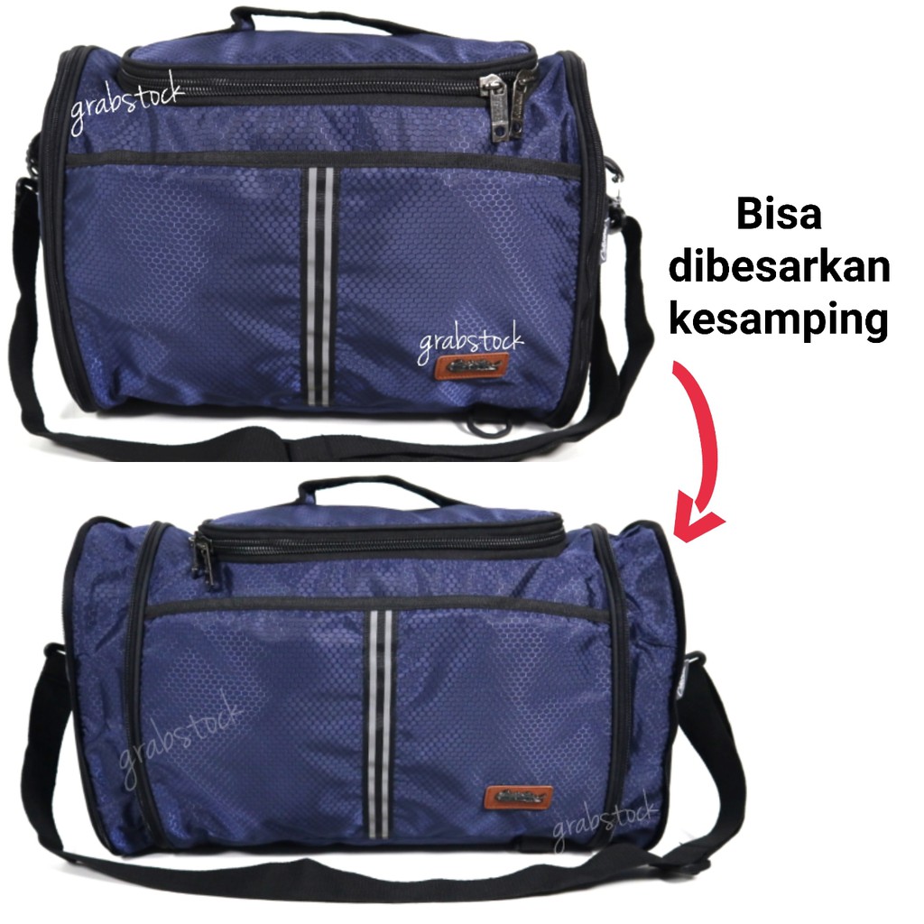 Travel Bag Multifungsi Tas Pakaian Bisa dibuat Ransel dan Diperbesar