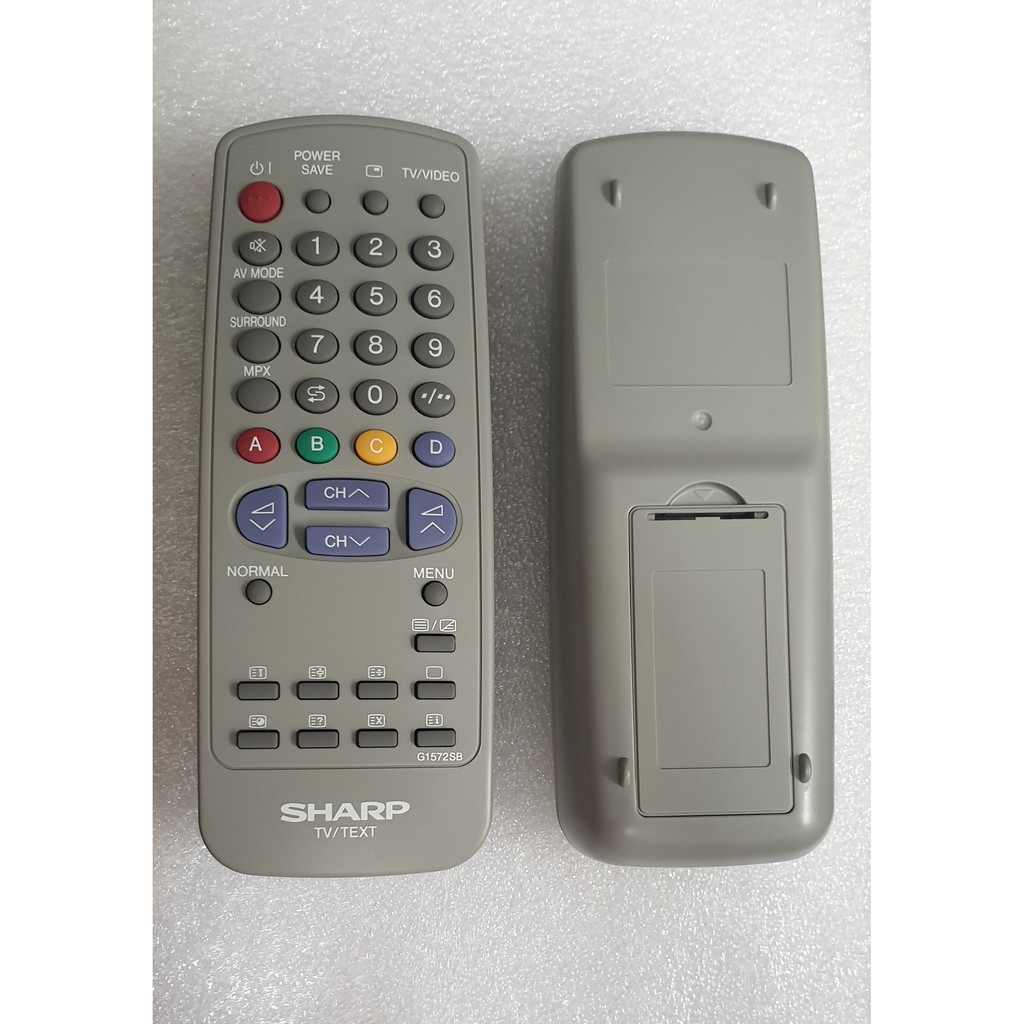 Remote Control TV Sharp Tabung - Abu abu ORIGINAL