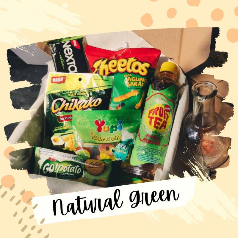 

Snack Hampers By Moodlifter.id Variant Natural Green