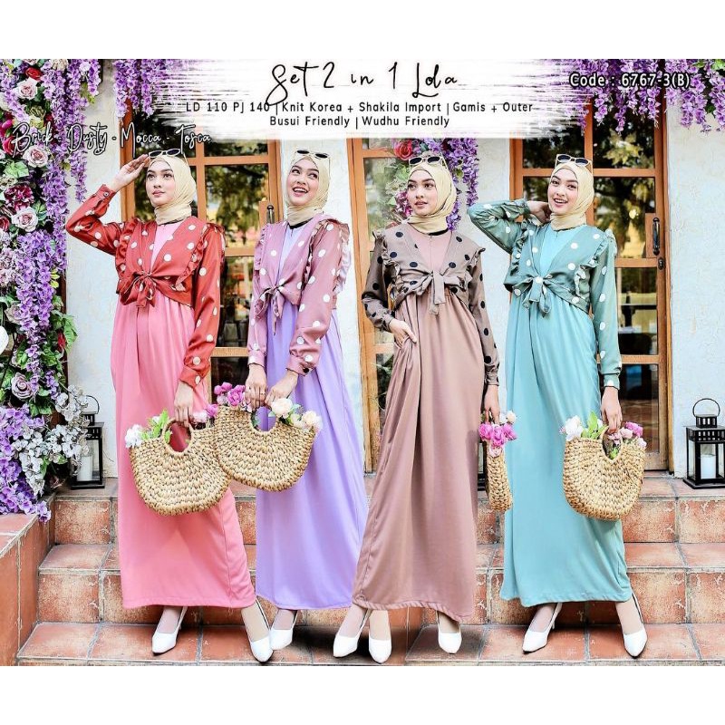 gamis rompi/gamis rompi murah/gamis murah/